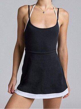URBAN OUTFITTERS UO Out From Under Bec Double Layer Mini Dress Large L NEW NWOT